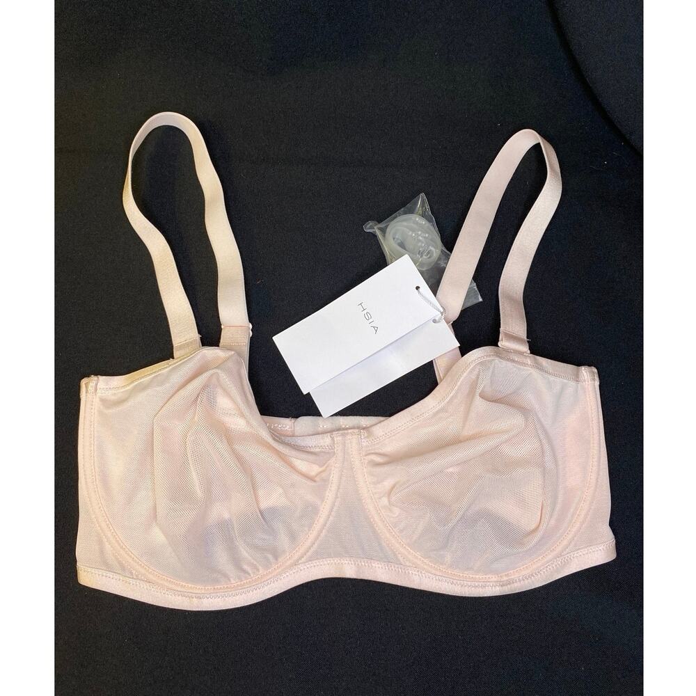 HSIA MINIMIZER BRA Full Coverage Lace Underwire Pink 34DDD NWT